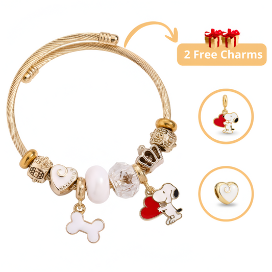 Snoopy Heartbeat Bracelet